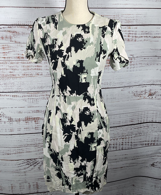 Boss Hugo Boss Depina Crepe Printed Wear to Work Dress Multicolor 2
