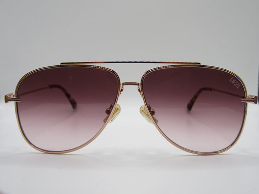 Dezi Top Shelf Women's Rose Gold Gradient Aviator Sunglasses