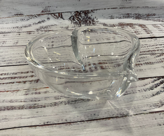 Orrefors Small Heart Votive Bowl