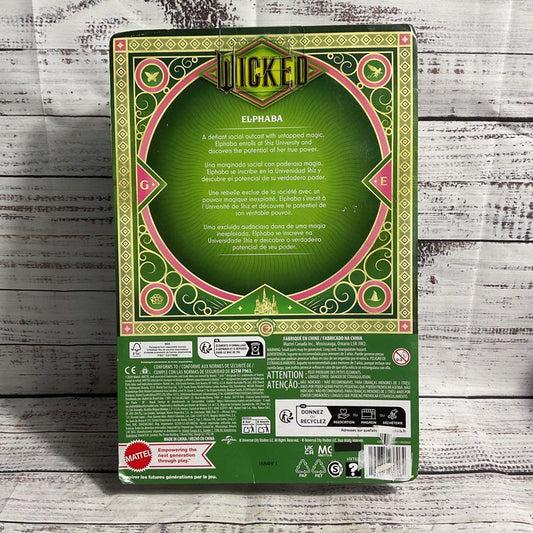NIB Barbie X Wicked Elphaba The Witch Fashion Doll