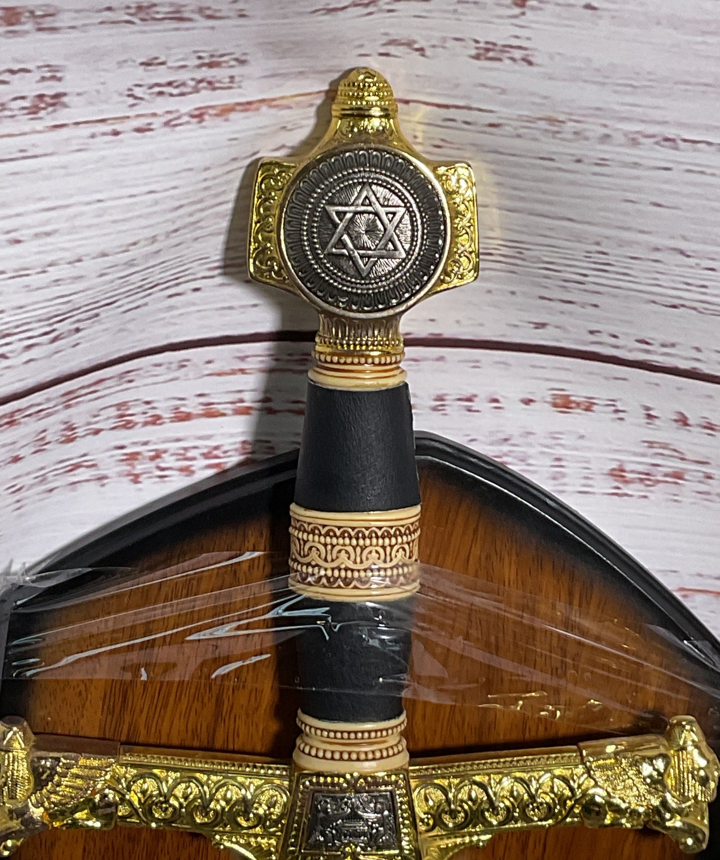Solomon King Templar 48" Sword & Wall Plaque