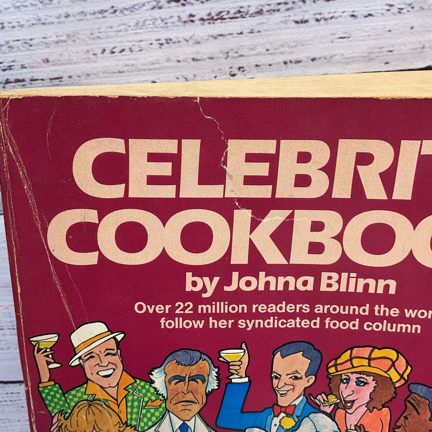 Vintage Celebrity Cookbook By Johna Blinn 1981 Dolly Parton Bob Hope Shatner
