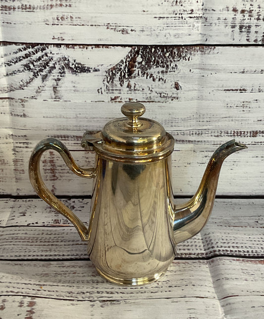 DJ Vintage Electro Plated Nickel Silver Small Teapot Silver