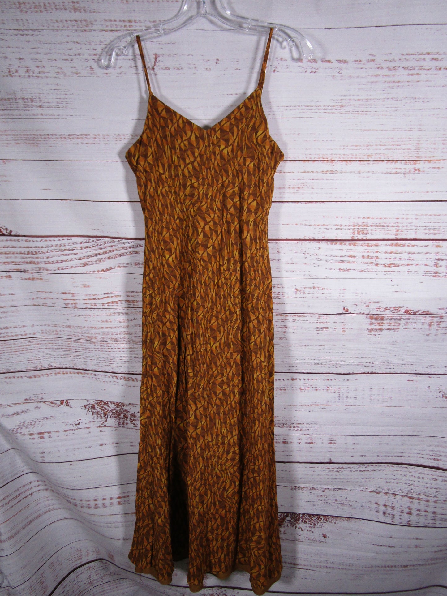 Favorite Daughter The Favorite Geo Print Autumn Maxi Slip Dress Size M