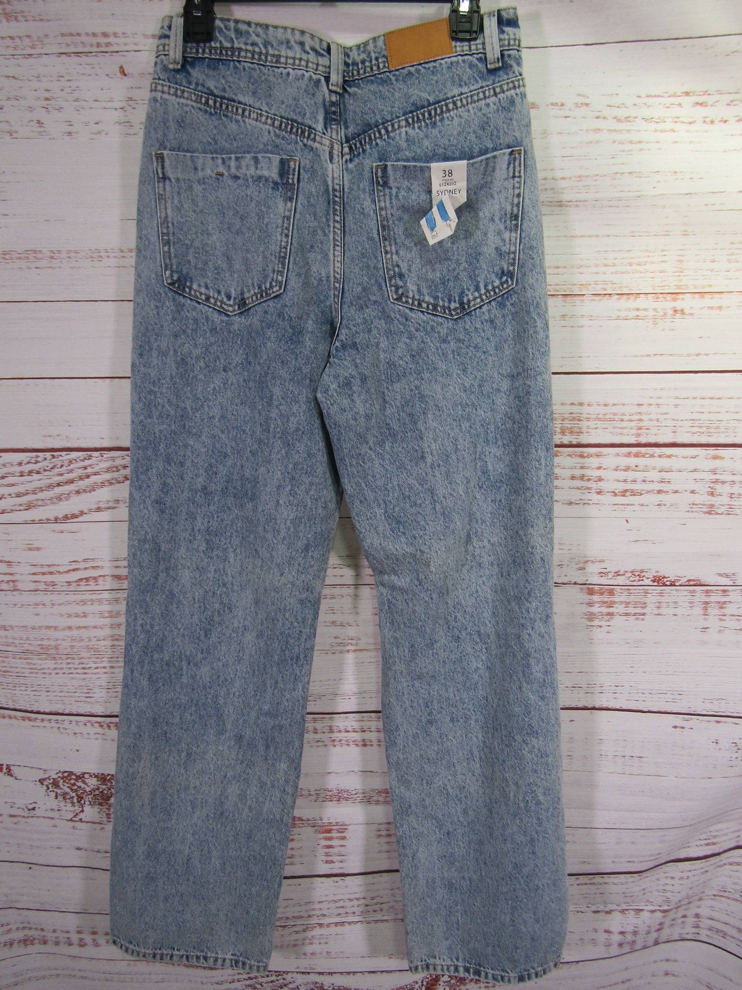 TwentyFourSeven Sydney Women's Blue Distressed Denim Jeans Size 38