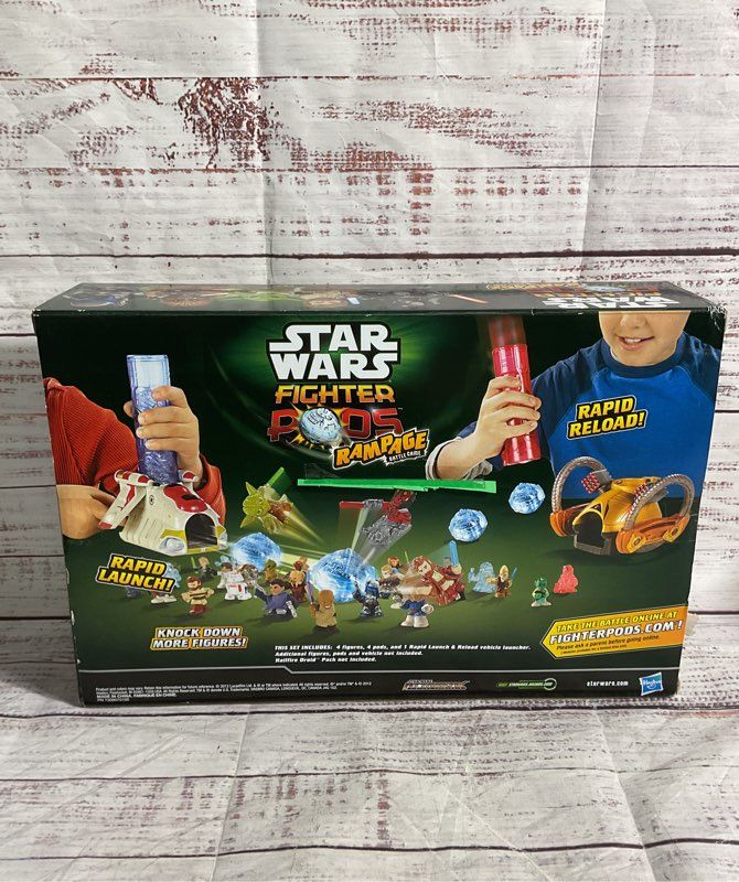New Star Wars Fighter Pods Rampage Battle Game Republic Gunship Pack Signed