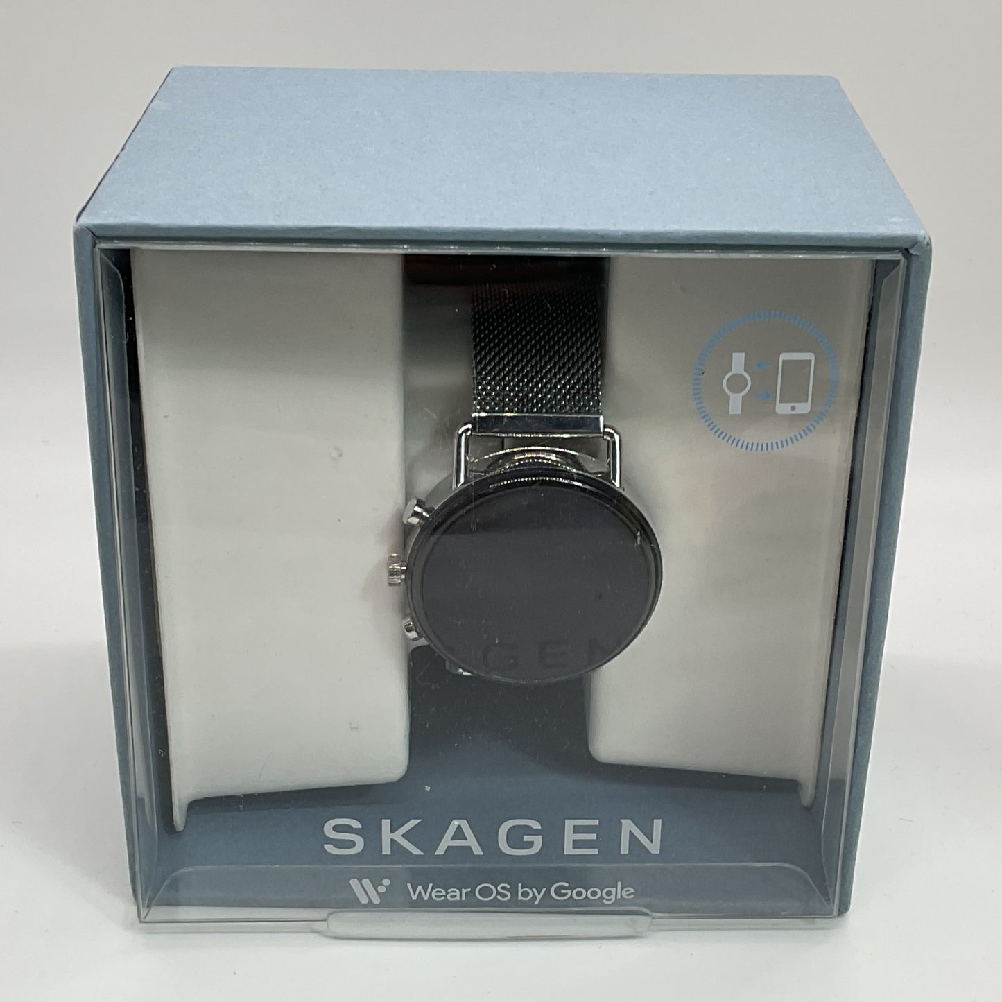 NWTSKAGEN Falster 2 Silver Tone Mesh Smart Watch 40mm SKT5102 / DW7S1