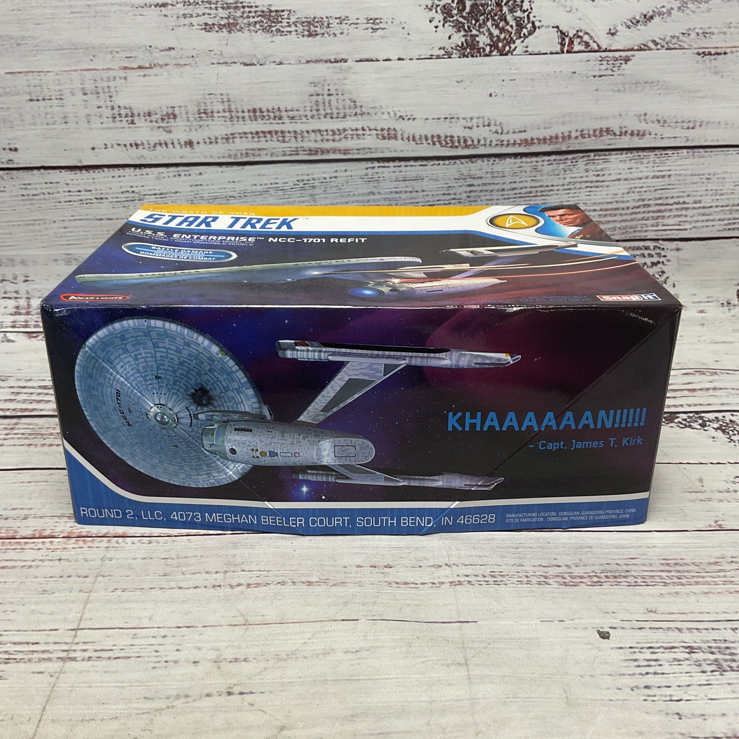 Polar Lights Star Trek Wrath Of Khan U.S.S. Enterprise NCC 1701 Snap Model Kit