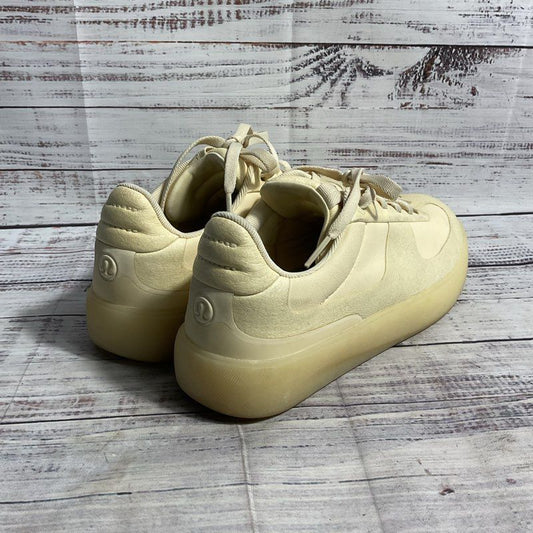 Lululemon Cityverse Beige/Yellow Running Sneaker Women's Size 8 Shoe