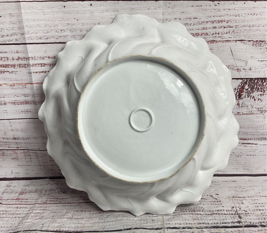 RS Prussia Vintage Floral Gold Trimmed 10.5" Porcelain Bowl