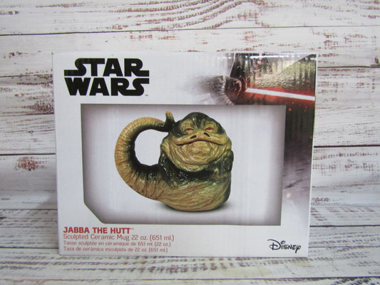 Disney Star Wars Jabba The Hutt Sculpted Ceramic Mug