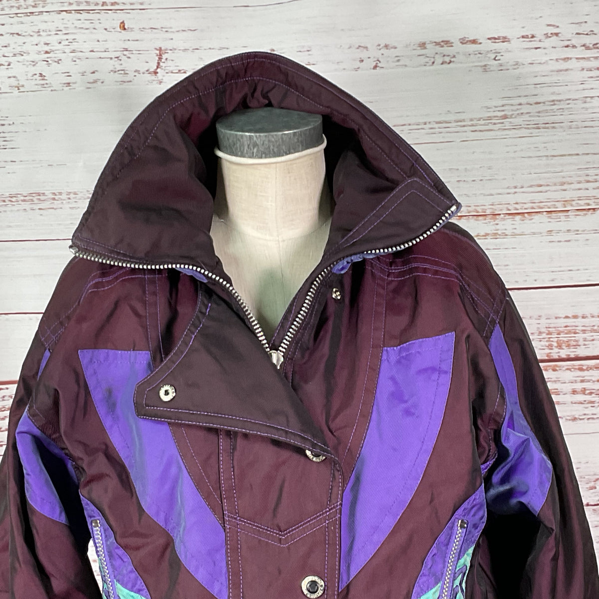SPYDER Women's Burgundy/Purple Snow Ski Jacket- SZ 8