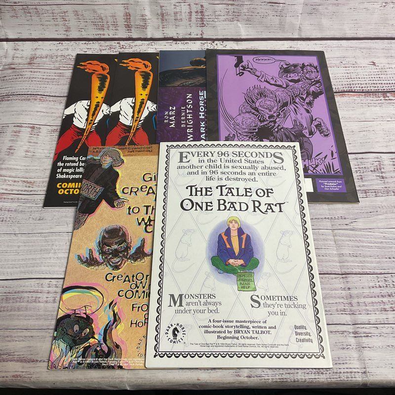 Dark Horse Presents Dhp 6 Pc. Mixed Comic Lot (Hellboy, Trout, 100)