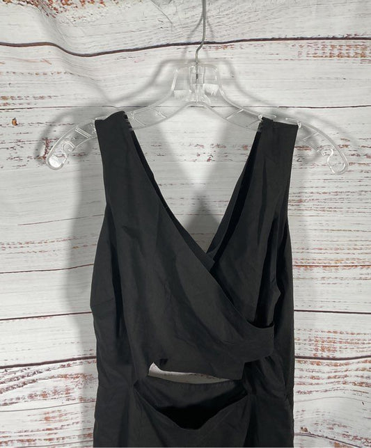 Apiece Apart Women's Black Linen Blend Jumpsuit Size Made in USA