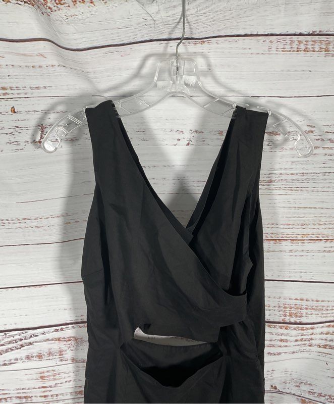 Apiece Apart Women's Black Linen Blend Jumpsuit Size Made in USA