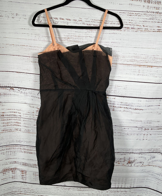 Women's Marc Jacobs Black w/peach cocktail dress Size 4