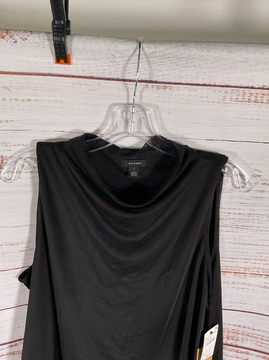 Women's NEW Halogen Black Sleeveless Blouse Size 1
