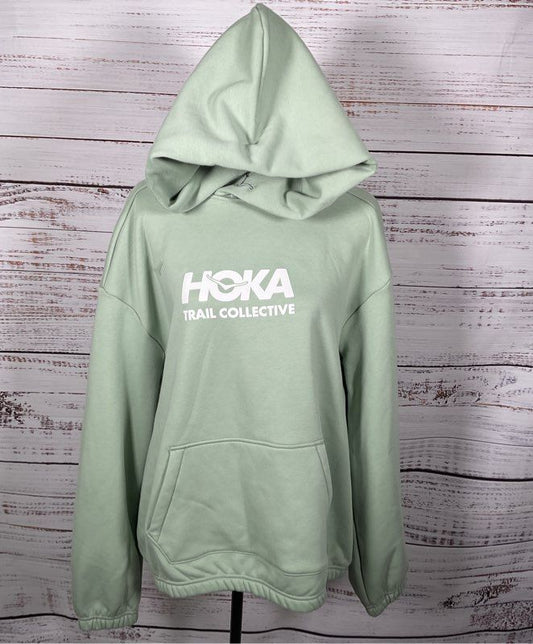 Hoka Green Pullover Hoodie - Men's Size Medium