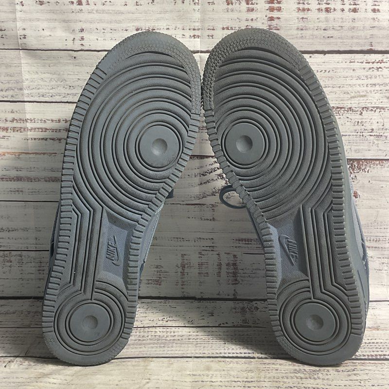Nike Air Force 1 Premium Ashen Slate Dark Blue Low Sneaker Casual Shoe Men's 9