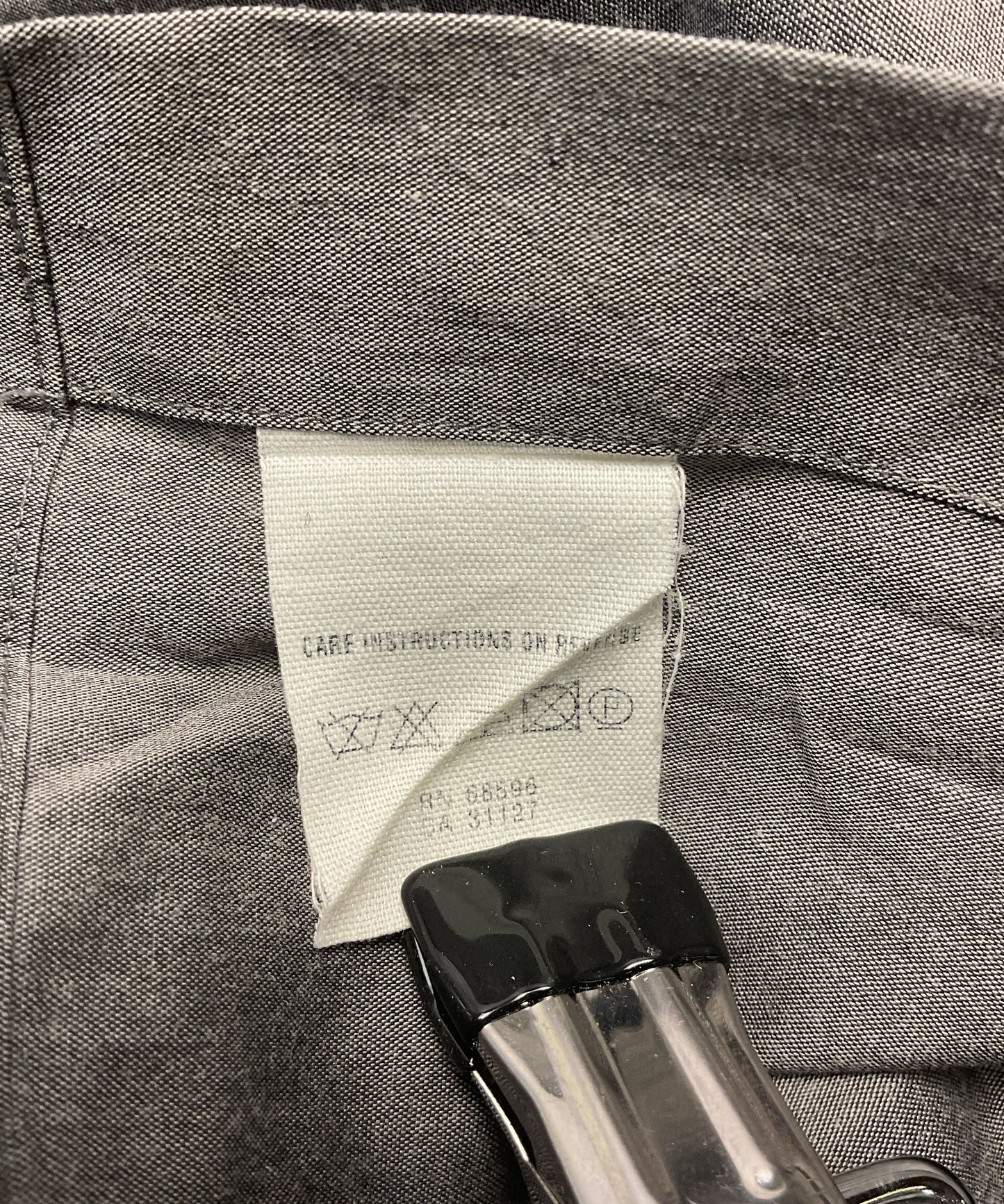 Donna Karan Grey Long Sleeve Button Down Dress Shirt - Size 16.5 32/33