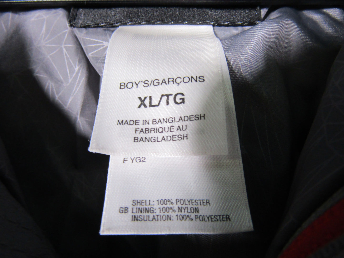 The North Face HyVent Boy's Red Ski Winter Jacket Size XL