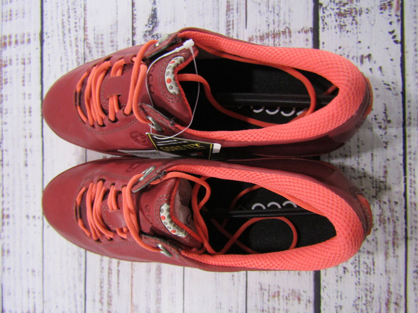 Ecco Cool Pro Women's Blue Leather Gore-Tex Waterproof Golf Shoes Size 6