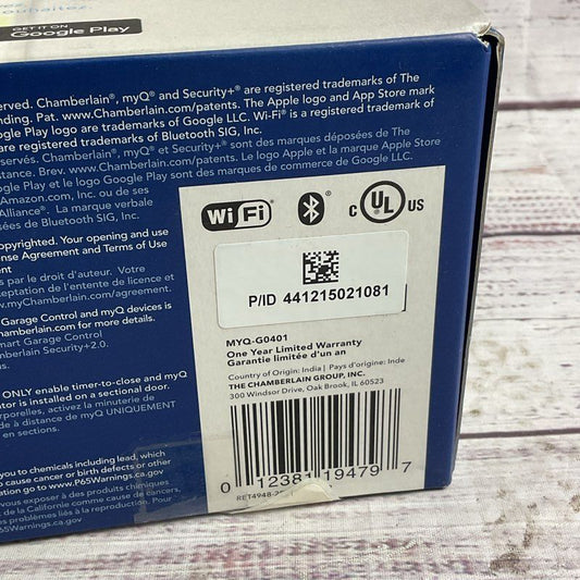 Chamberlain Smart Garage Control White MYQ-G0401MC