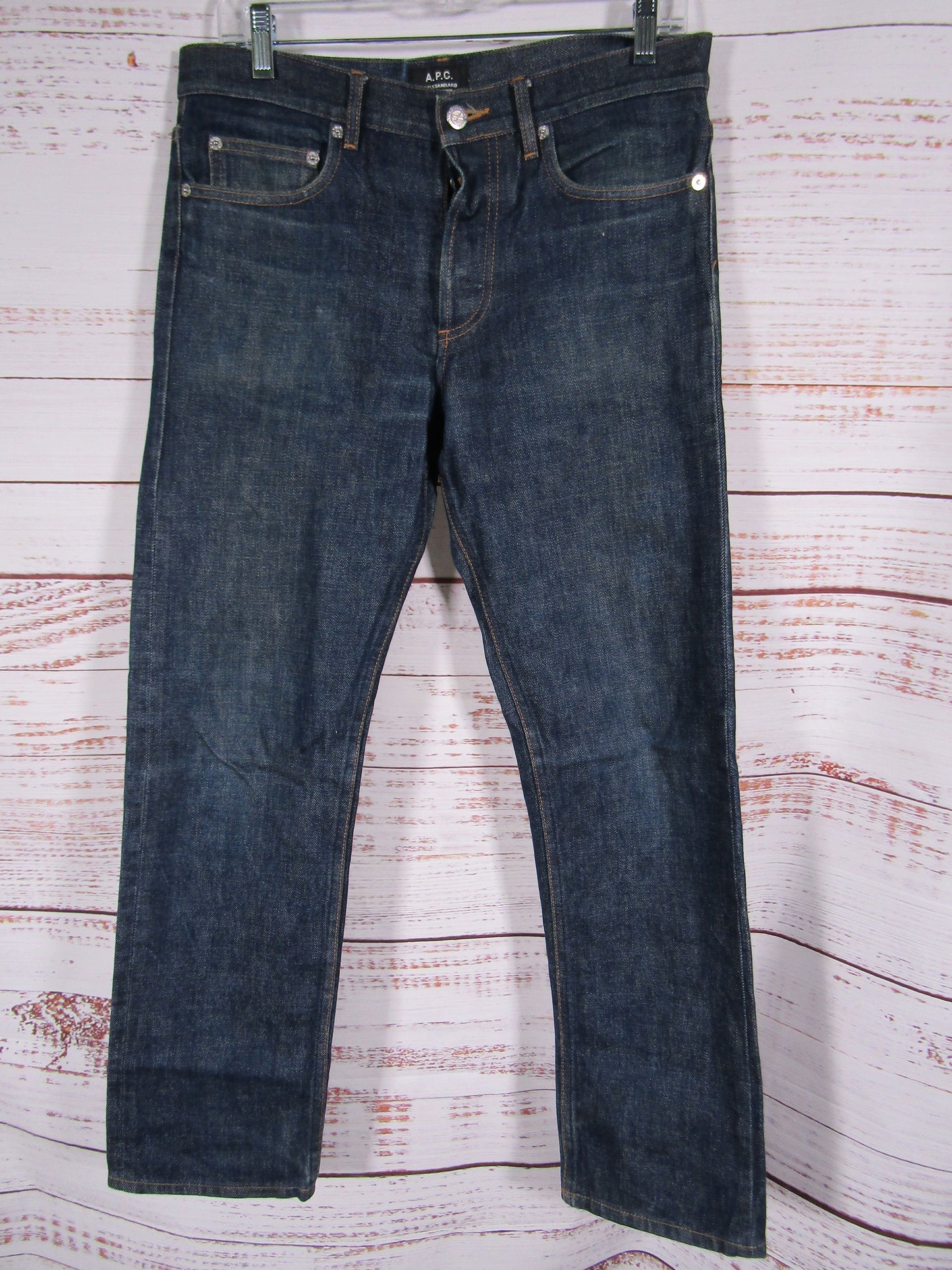A.P.C. Men's Blue Denim Jeans Size 29