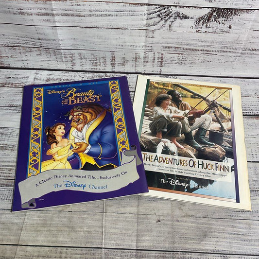 Lot Of 2 Vintage 1994 The Disney Magazine Issues Tower Of Terror Collectible