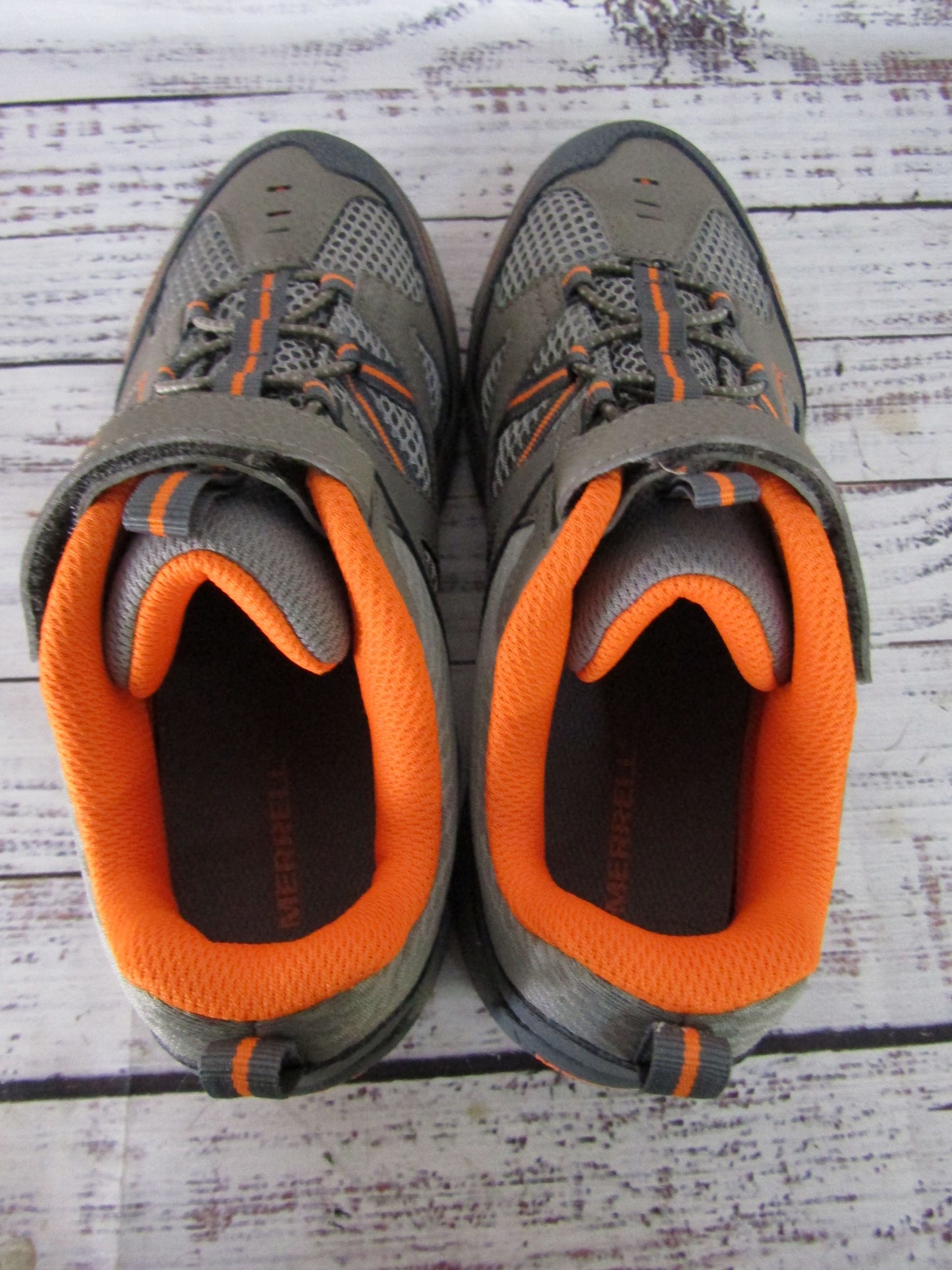Merrell Trail Chaser Boy's Gunsmoke Gray Hiking Shoes Size 5