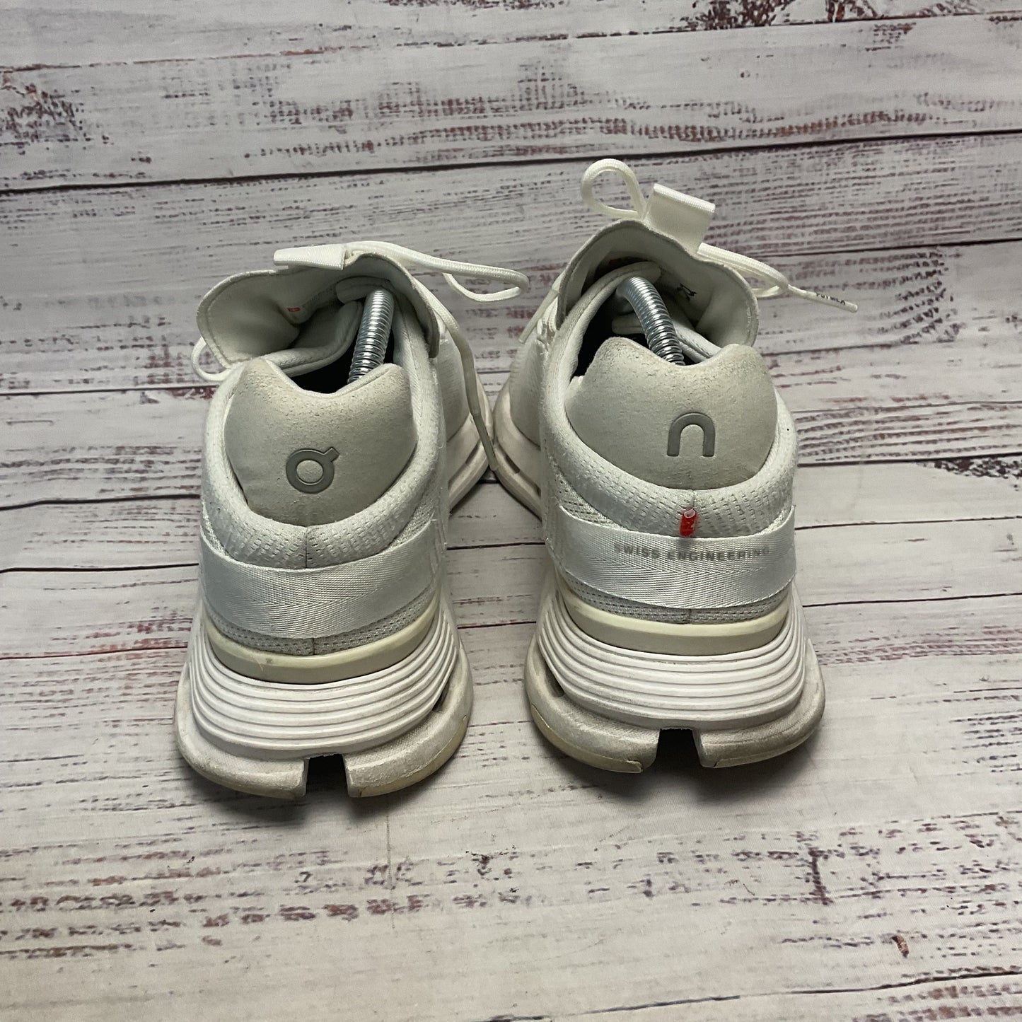 ON Cloudnova White Athletic Running Shoe Men Size 10