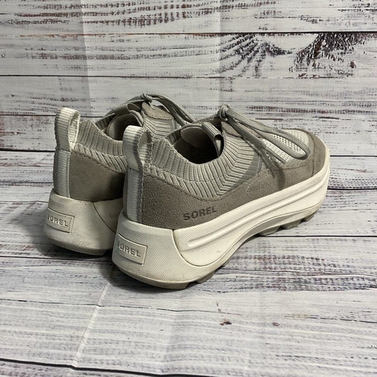 Sorel ONA 503 Knit Dove Grey Athletic Sneakers Women's Size 7