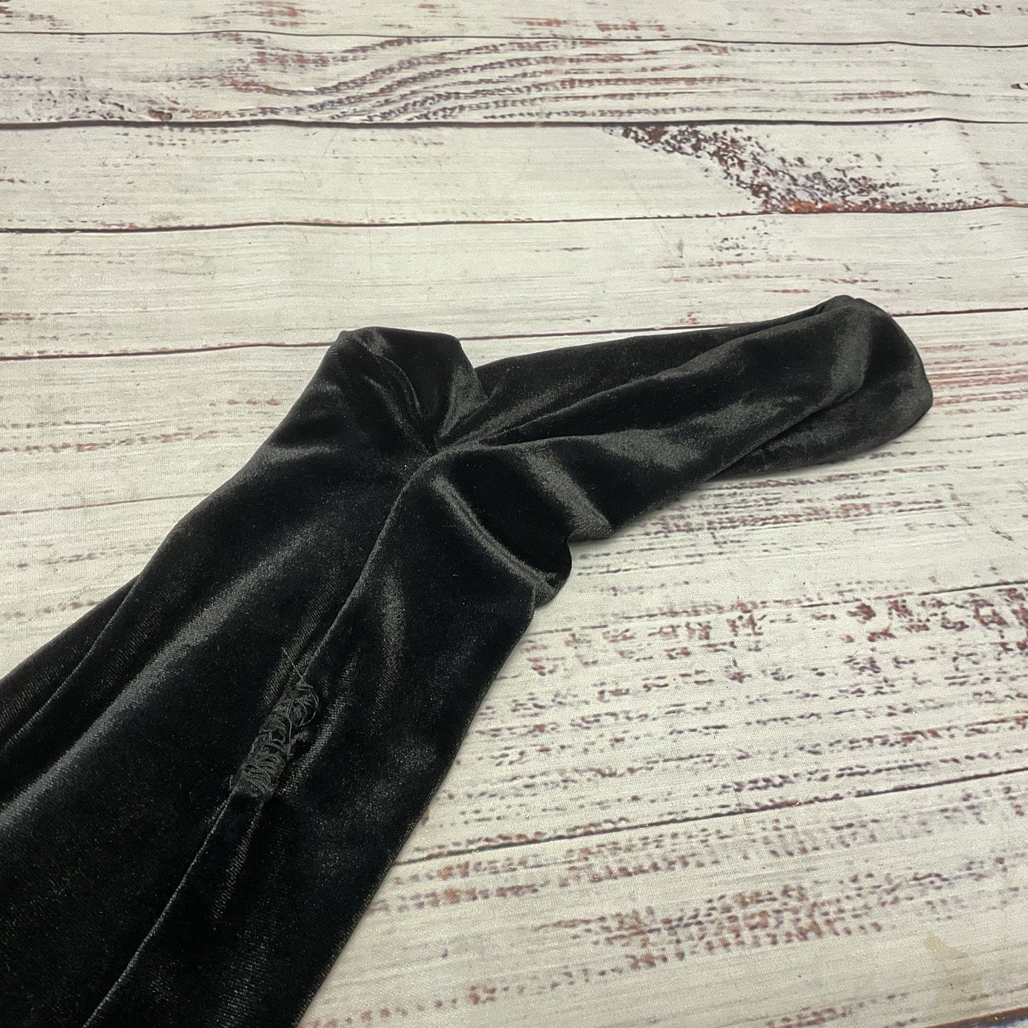 Weinsanto Black Velvet Full Body Jumpsuit - Size S