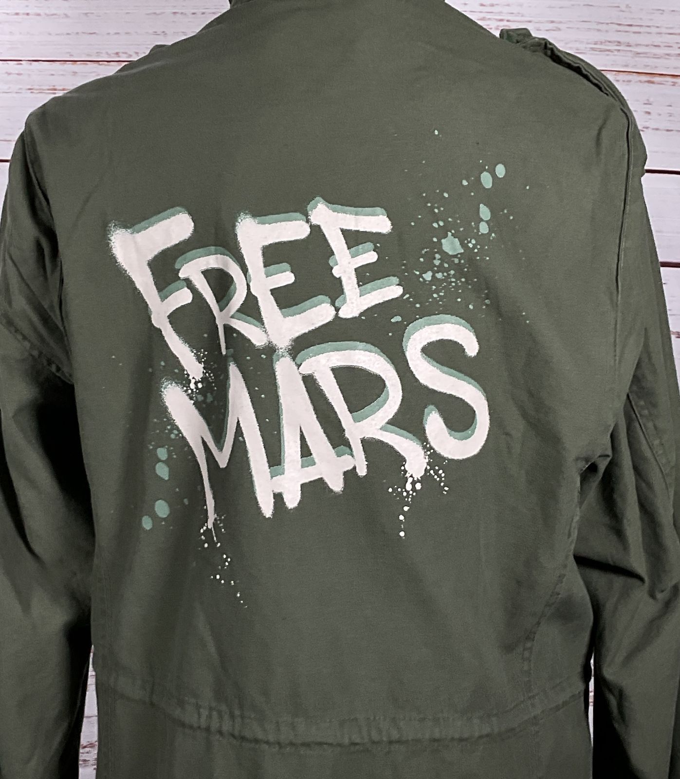 For All Mankind Free Mars Apple TV Jacket Green XS