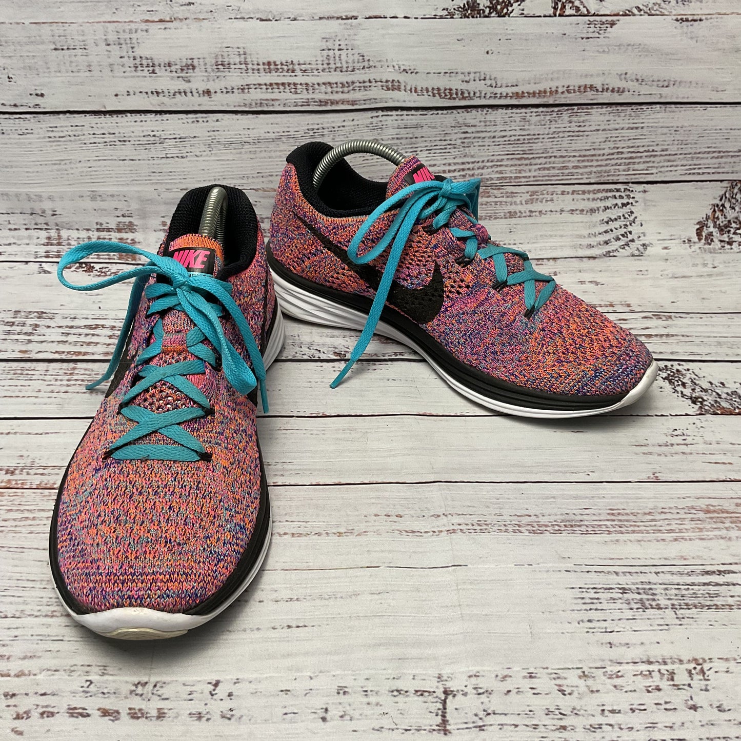 Nike Flyknit lunar 3 Multicolor Athletic Shoe Women Size 7