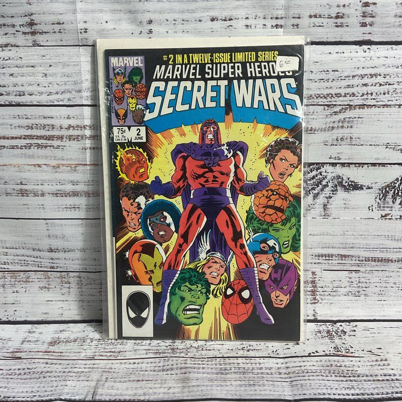 Vtg. Marvel Secret Wars #2 Ungraded Magneto Comic Book 1984