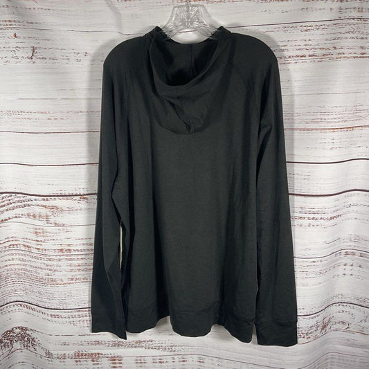 NWT Vuori Ponto Performance 1/2 Zip Hoodie in Black Heather Hoodie - Size XXL