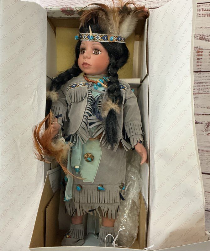 NEW IN BOX Gustave F. Wolff Wimbledon Collection Kegonsa Pose Doll