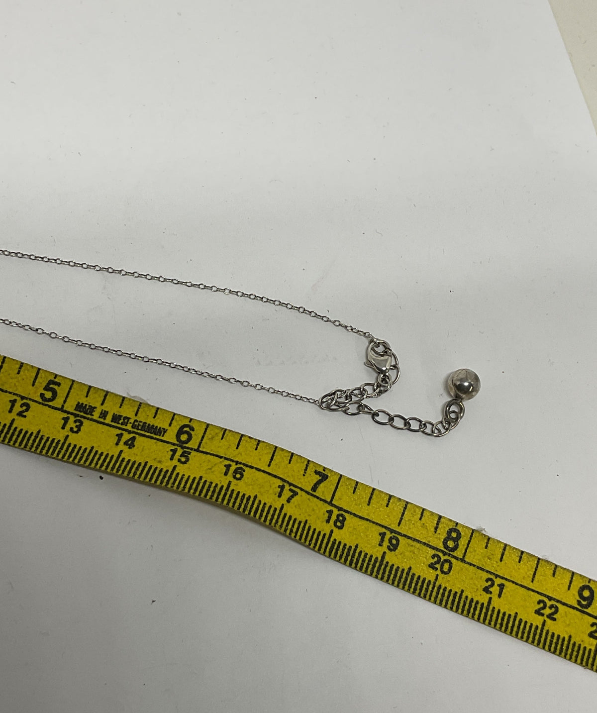 Sterling Silver Pendant JFC 2009 with Chain Necklace