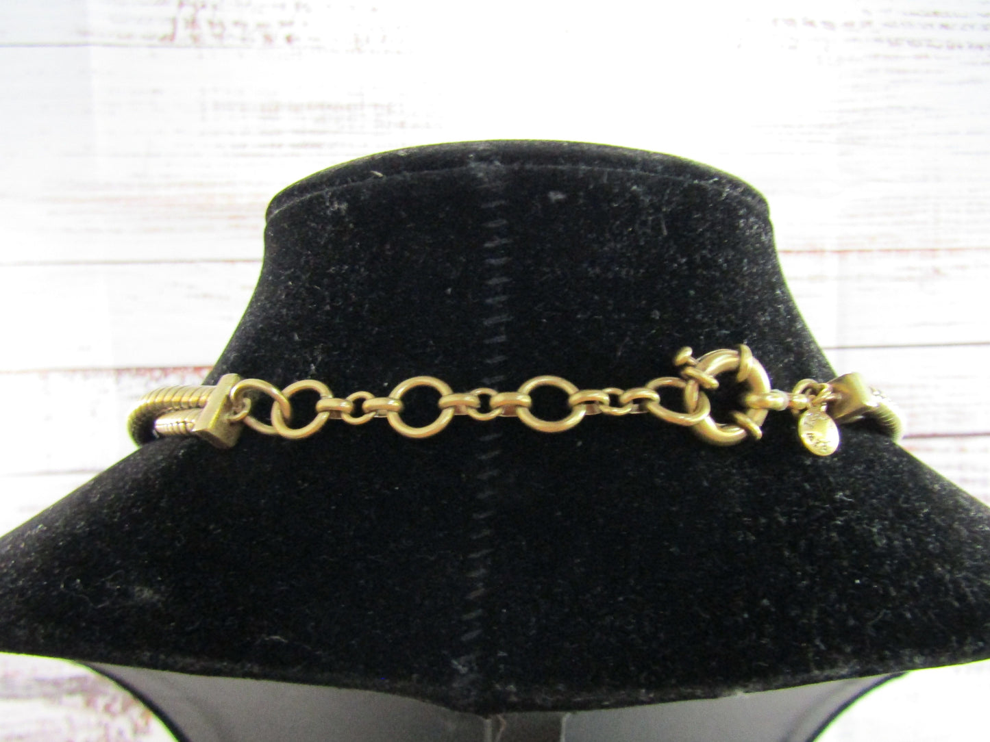 J. Crew Fanned Resin Rhinestone Statement Pendant Necklace