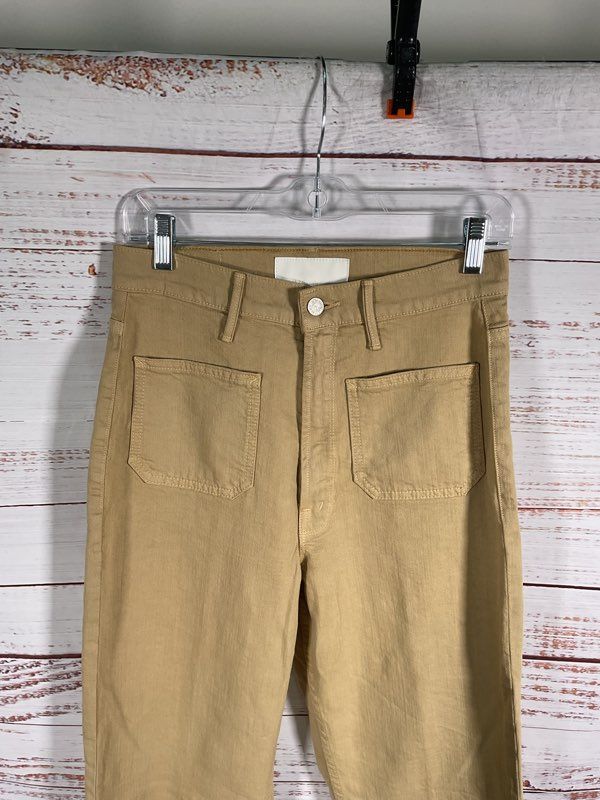 Mother Superior High Waisted Patch Pocket Bookie Sneak Jeans Size 27 Women's