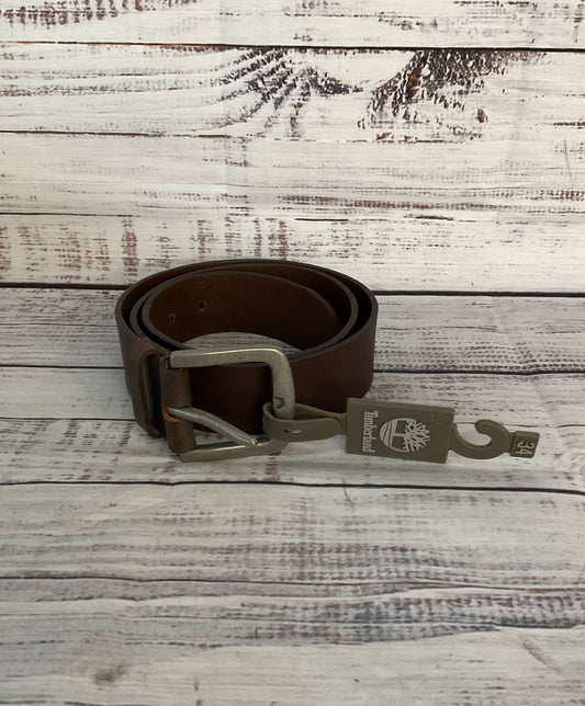 Timberland Leather Belt Brown 34