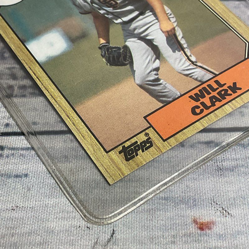 Vtg. Topps 1987 Will Clark #420 Ungraded Baseball Card Great Condition