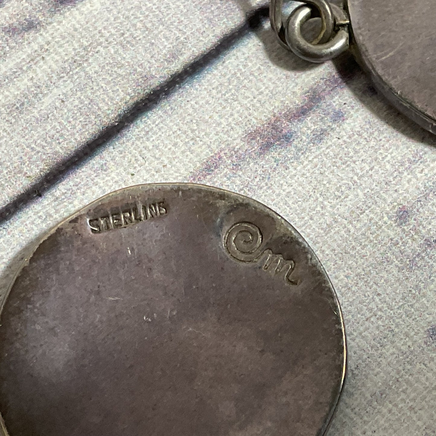 Signed VTG. Native Kokopelli Sterling Silver Dangle 1.75" Earrings- 11.38g