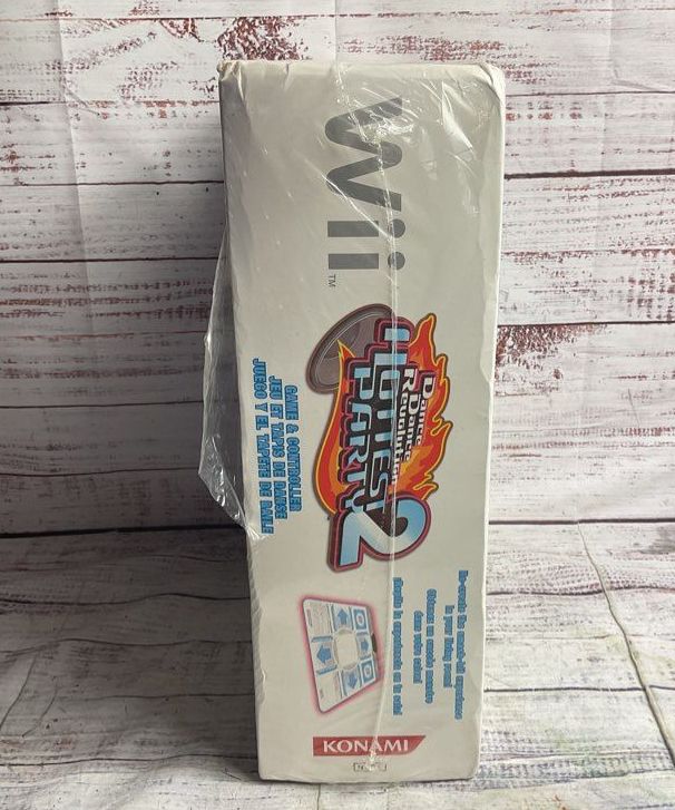Nintendo Wii Dance Dance Revolution Hottest Party 2 Sealed Box