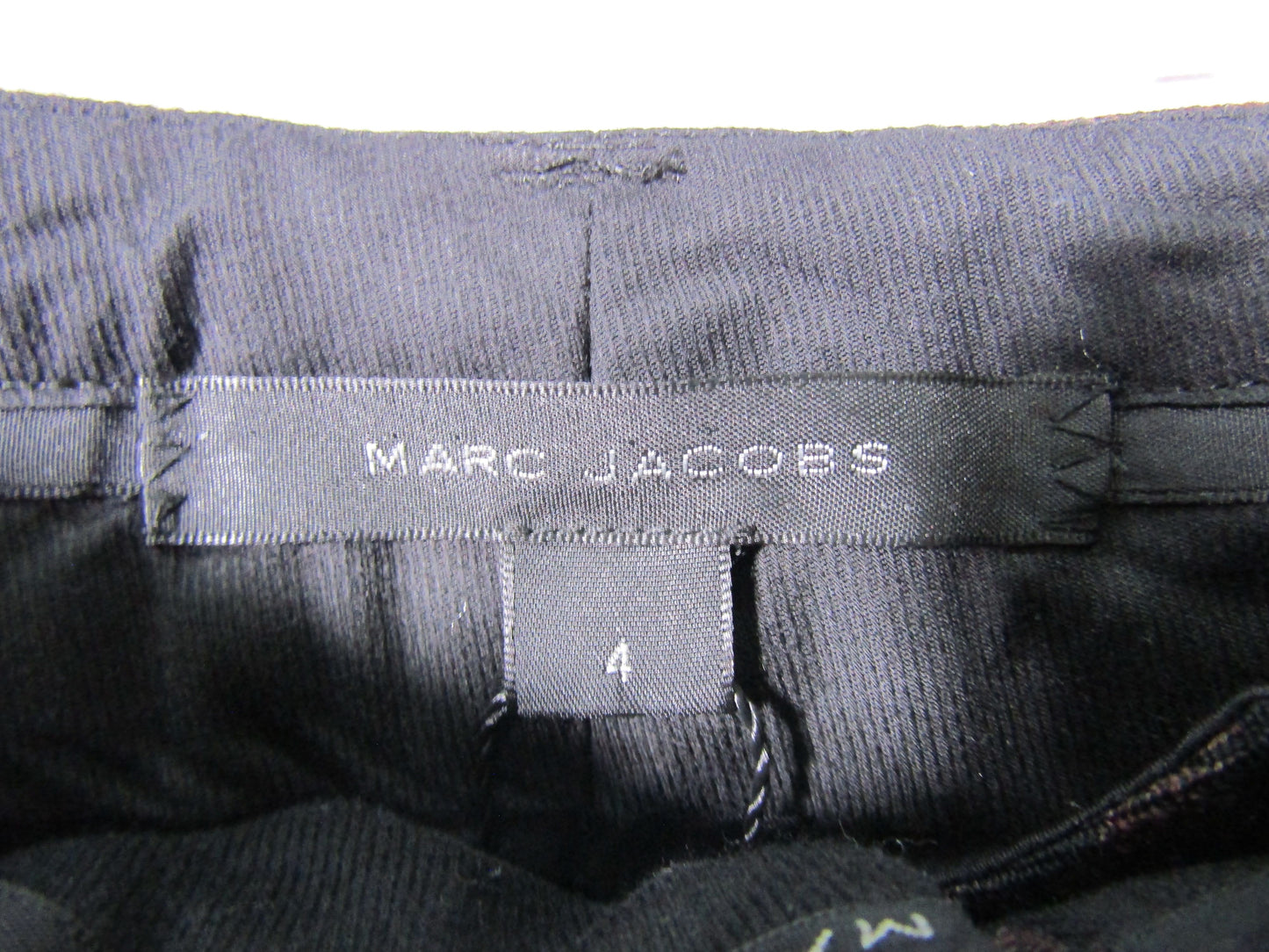 Marc Jacobs Women's Brown Wool Gingham Trouser Pants Size 4 Made in The U.S.A.