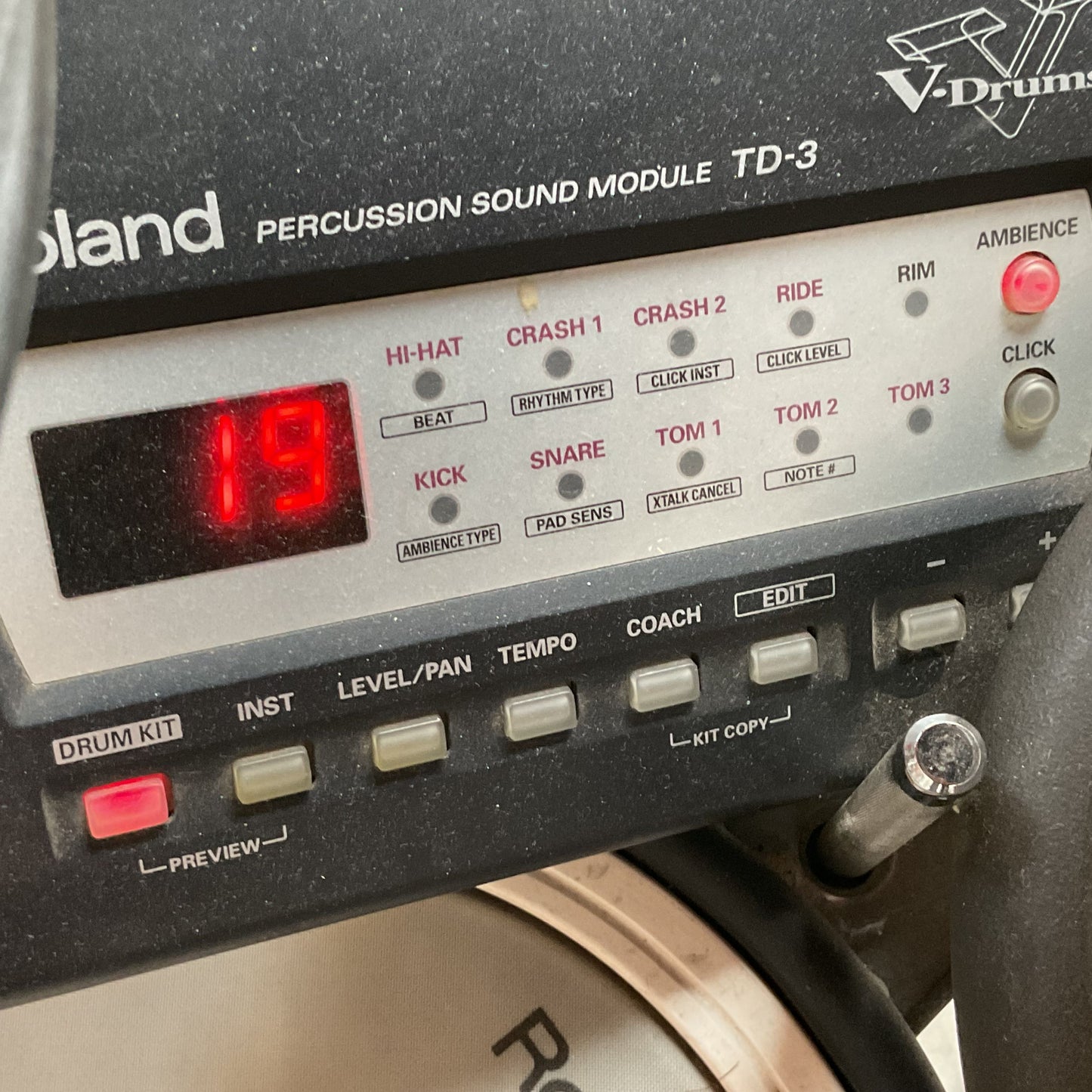 ROLAND TD-3 Electronic Drum Kit with Pedals- (WORKS!!!)