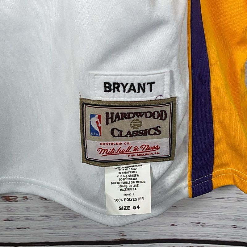 NWT Limit Edt. Mitchell & Ness Hardwood Classics KOBE BRYANT 40pt Stat Jersey