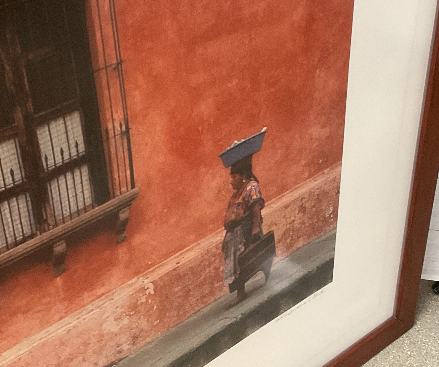 La Casa Rosada, Antigua by Lawrence S Beck Signed Framed Photograph Print