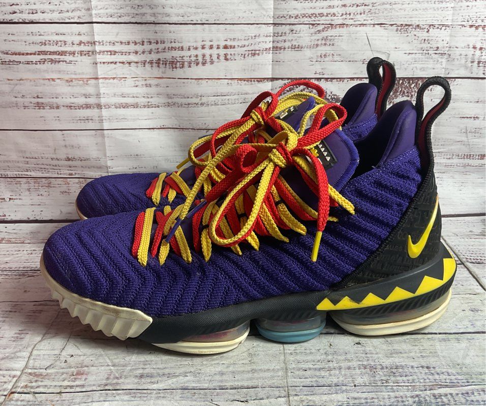 Nike LeBron 16 Martin Men's Sneakers Purple 11
